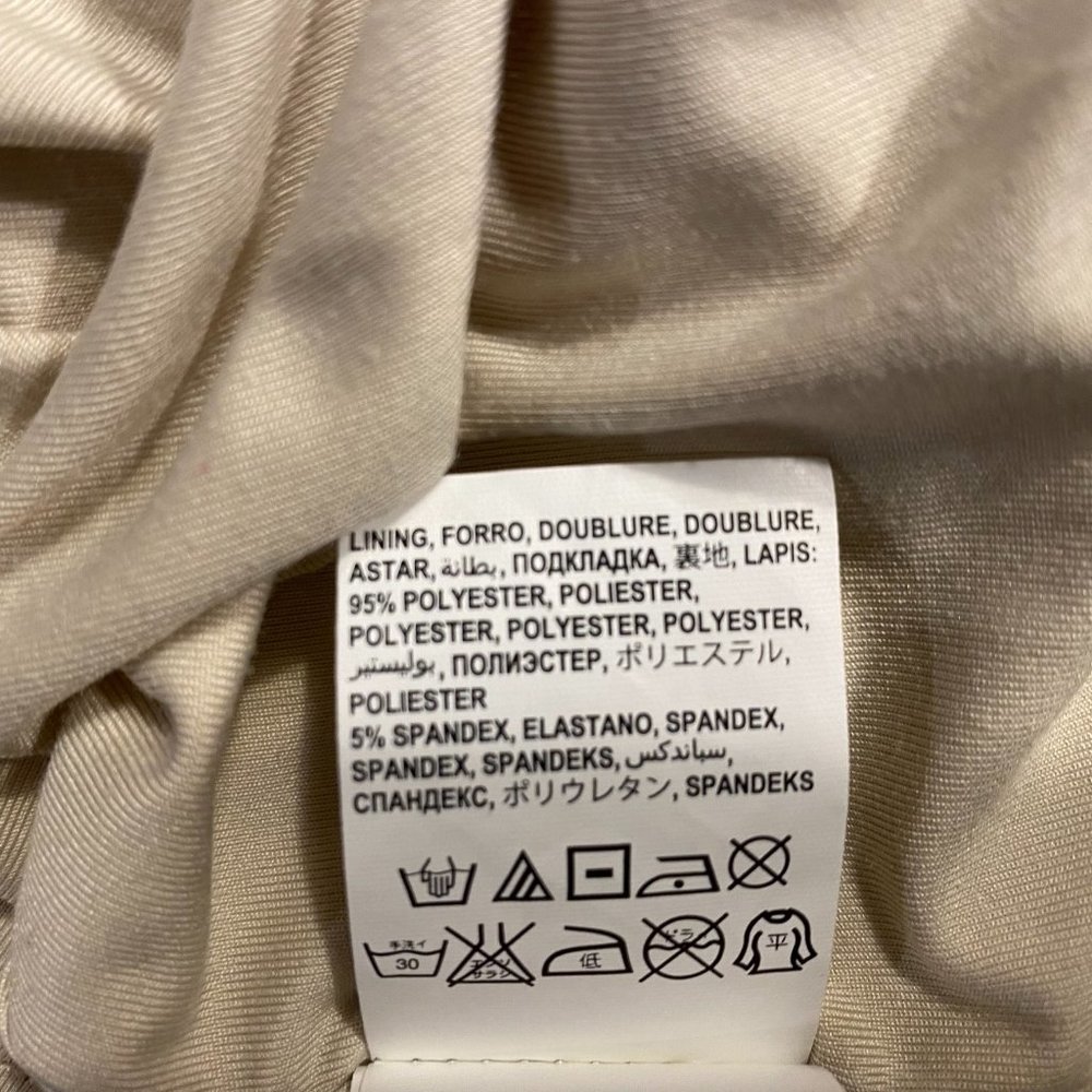 Bebe Vneck Orange and Tan Chevron Stripe Dress Size Medium - Picture 10 of 11